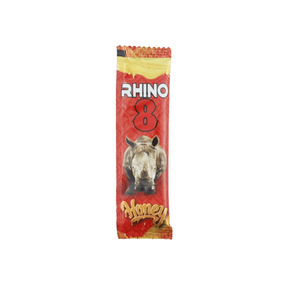 Rhino 8 Enhancement Honey — Single Sachet — Buy online at GoldenClimax.com