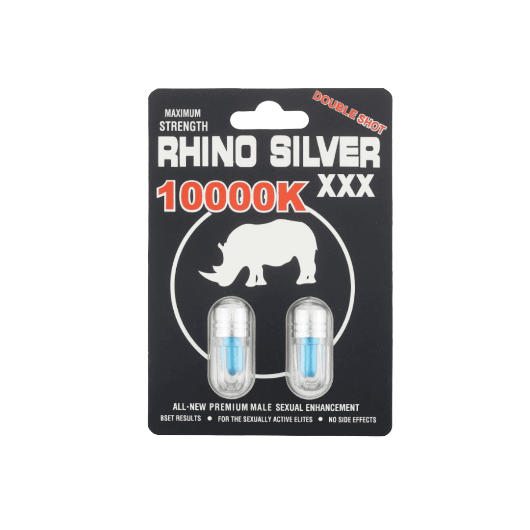 Rhino Silver XXX Double Shot (2 Capsules)