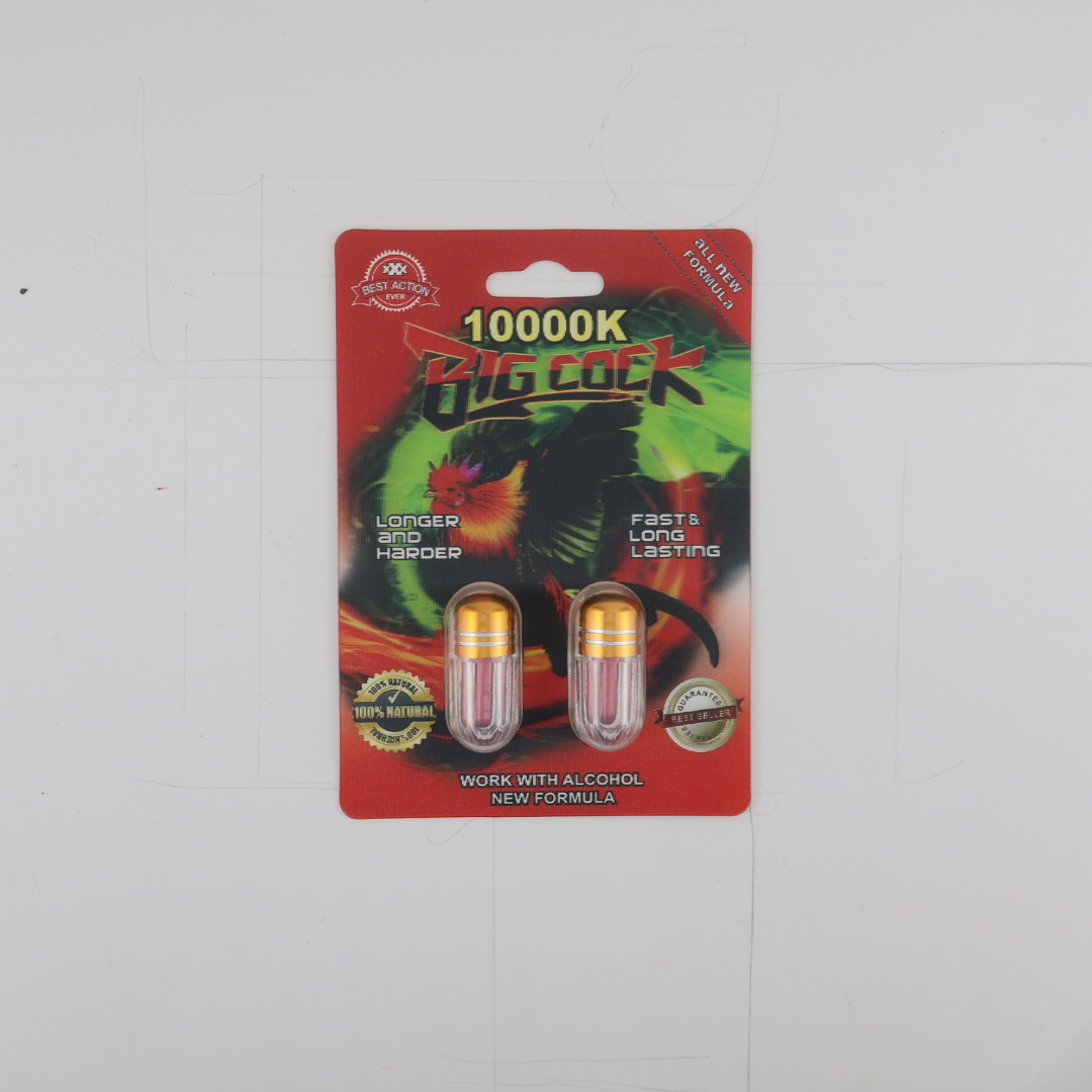 Big Cock 10000K (2 Capsules) — Buy online at GoldenClimax.co