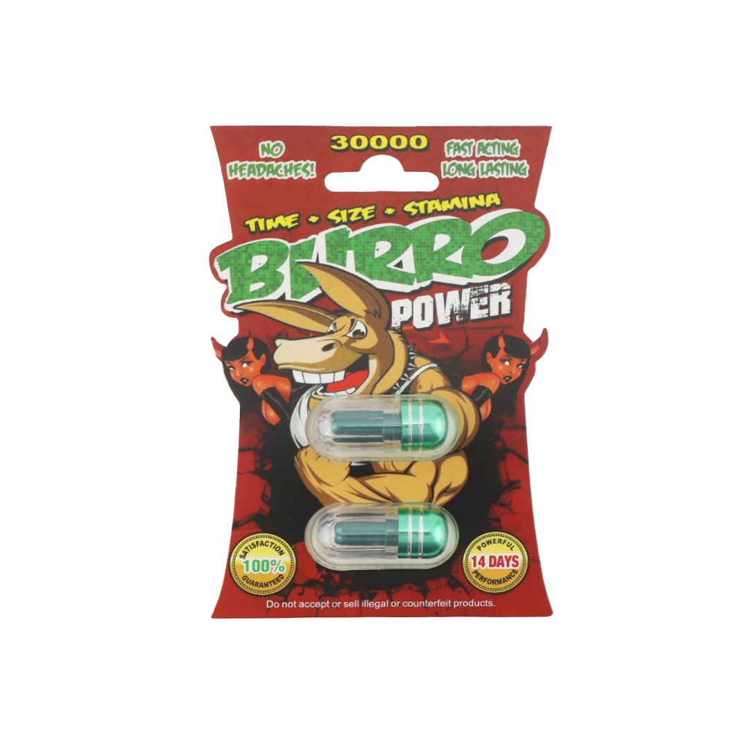 Burro Power Enhancement (2 Capsules) — Buy online at GoldenClimax.co