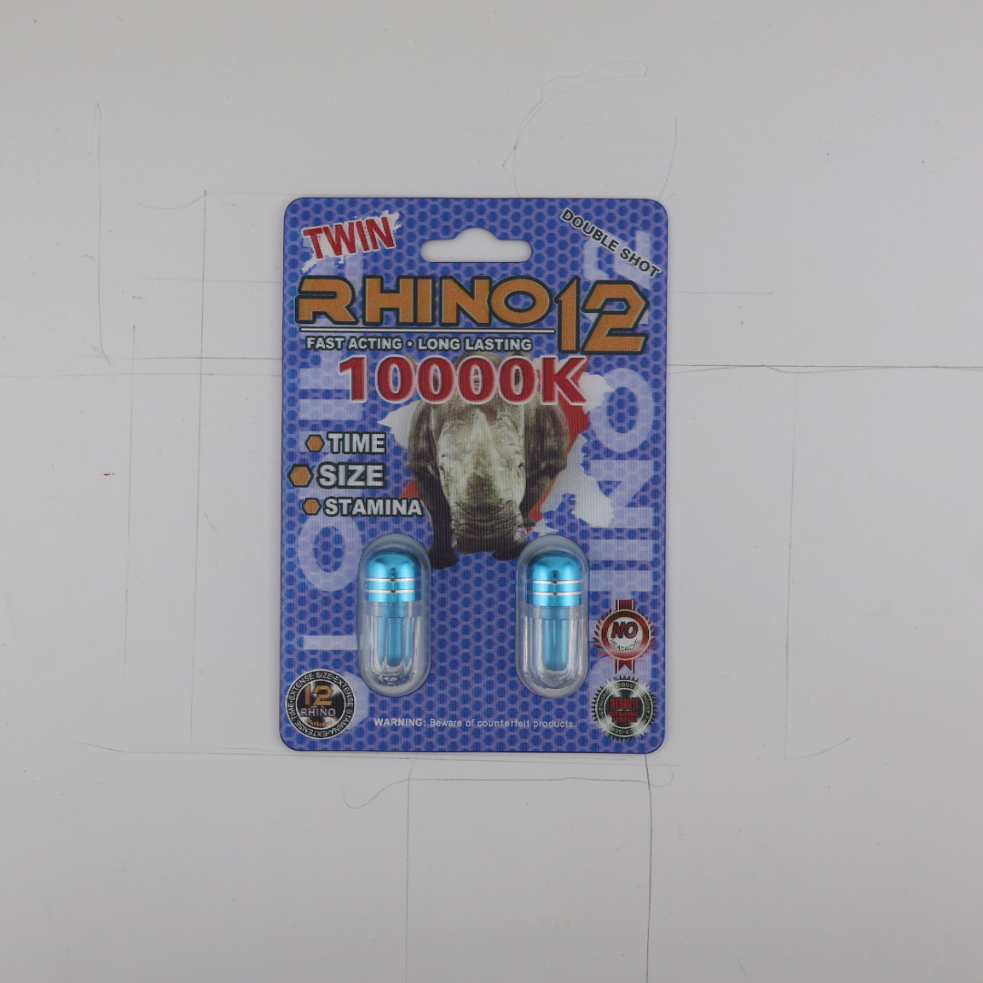 Rhino 12 Double Shot (2 Capsules) — Buy online at GoldenClimax.co
