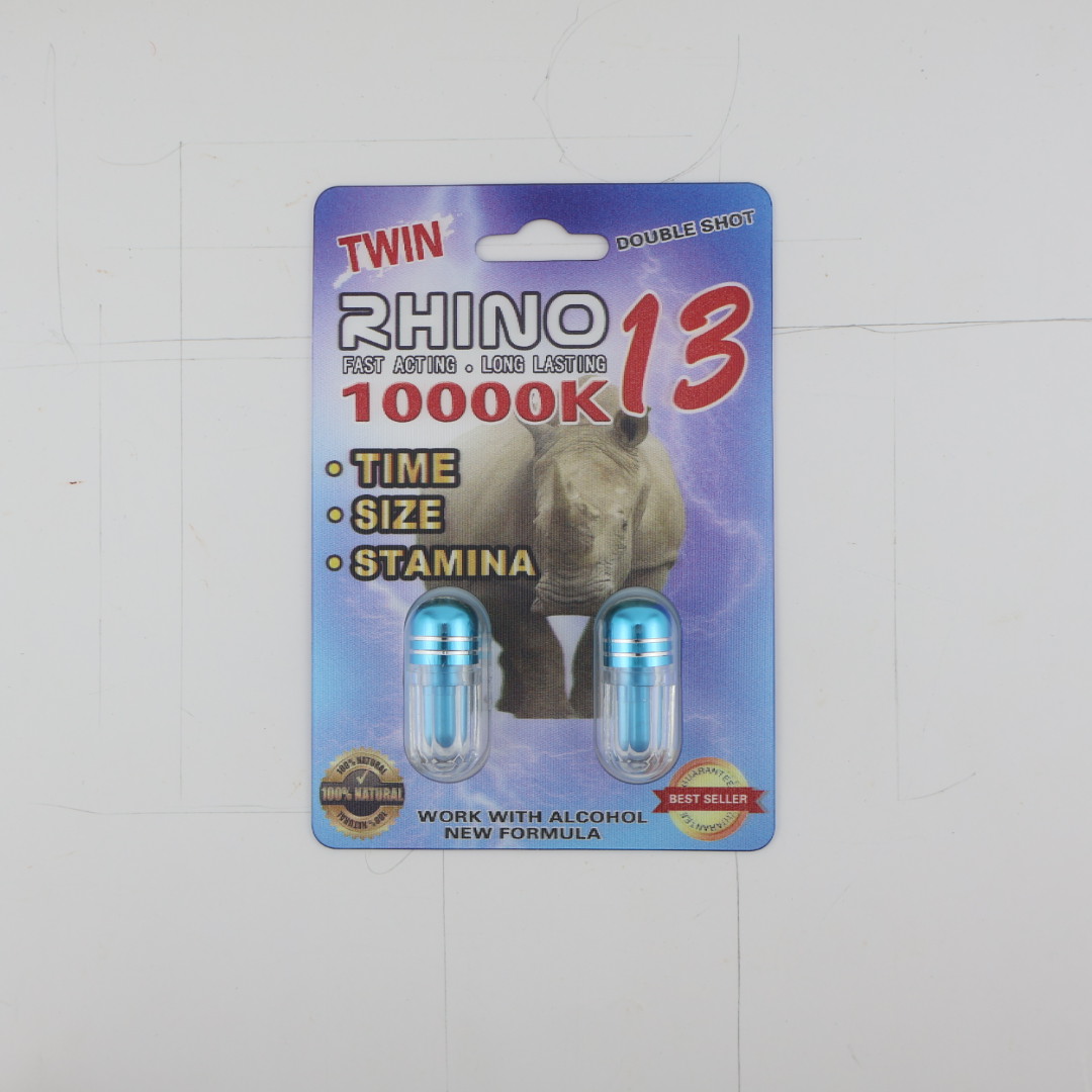 Rhino 13 Double Shot (2 Capsules) — Buy online at GoldenClimax.co