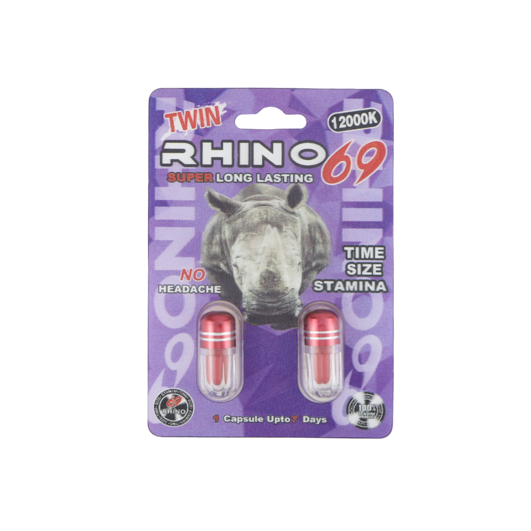 Rhino 69 12000K (2 Capsules) — Buy online at GoldenClimax.co