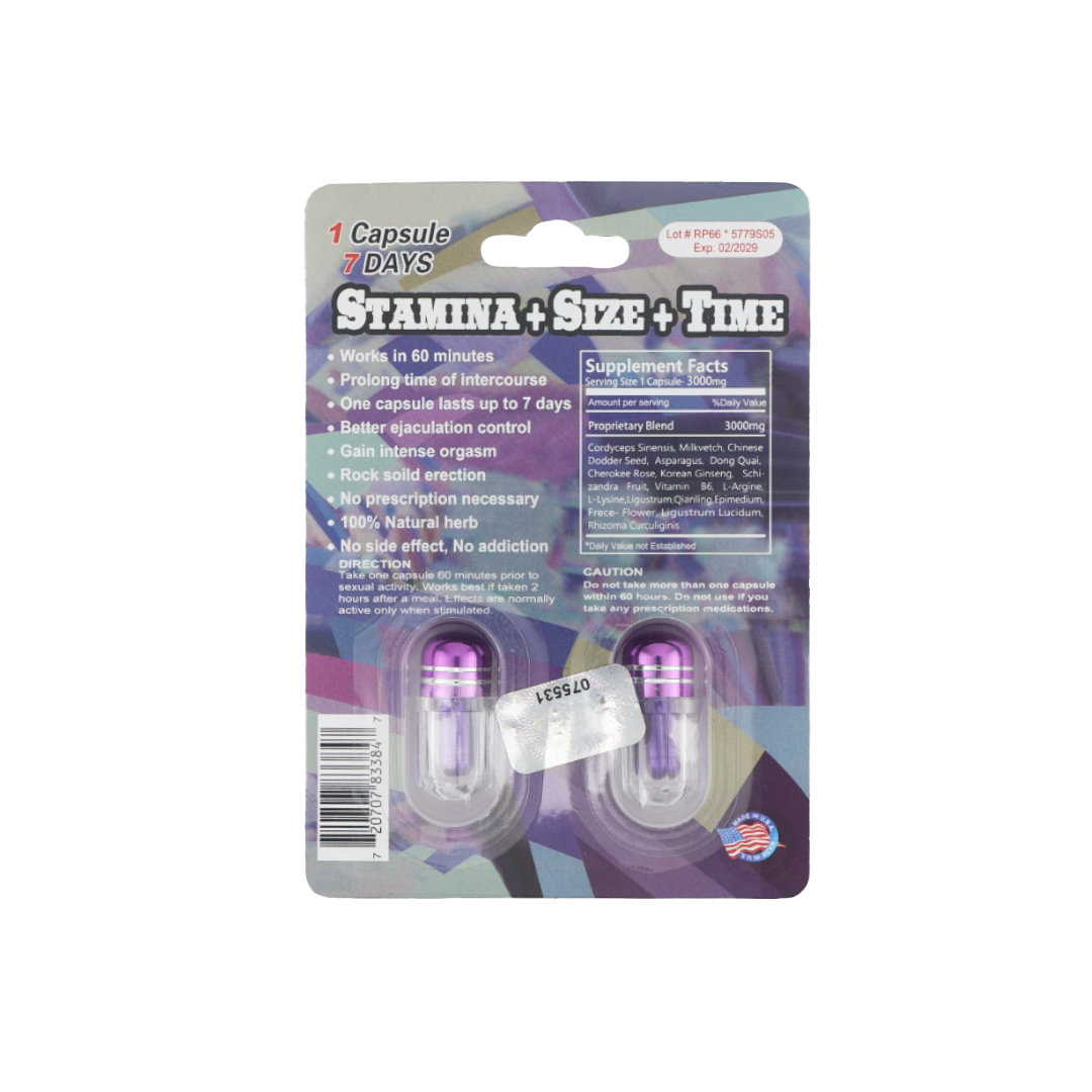 Rhino 69 15000K (2 Capsules) — product photo 1 | GoldenClimax.co