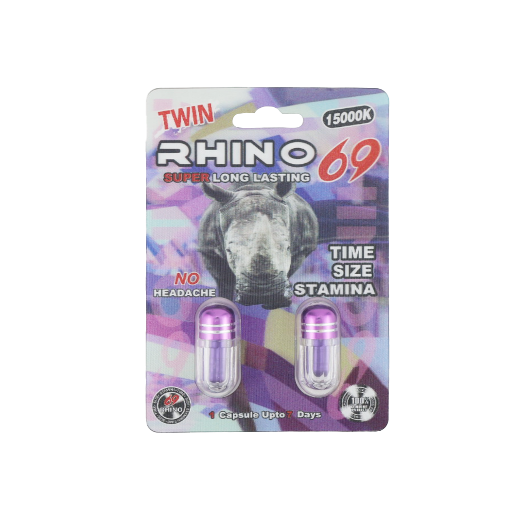 Rhino 69 15000K (2 Capsules) — Buy online at GoldenClimax.co