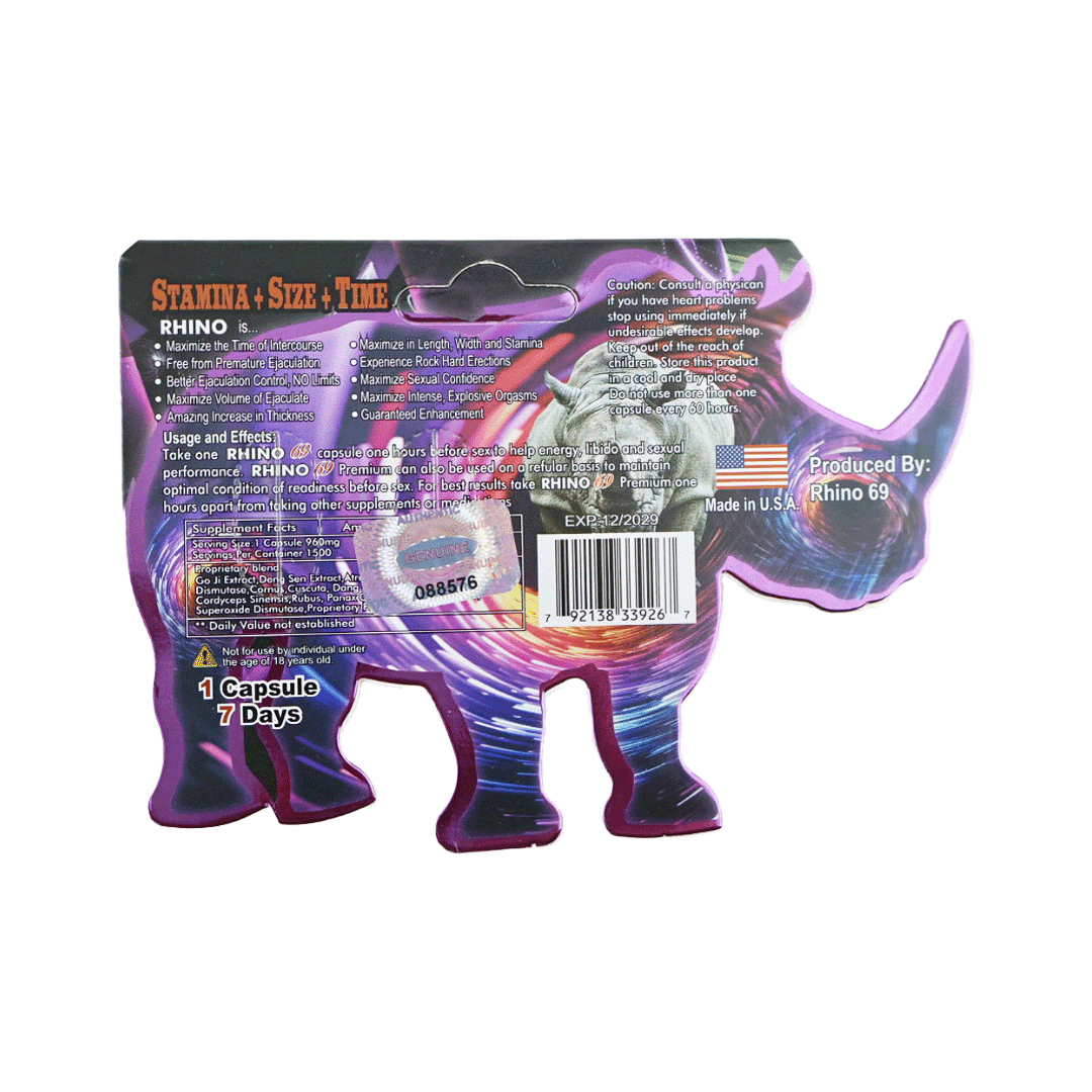 Rhino 69 60000K (2 Capsules) thumbnail 2