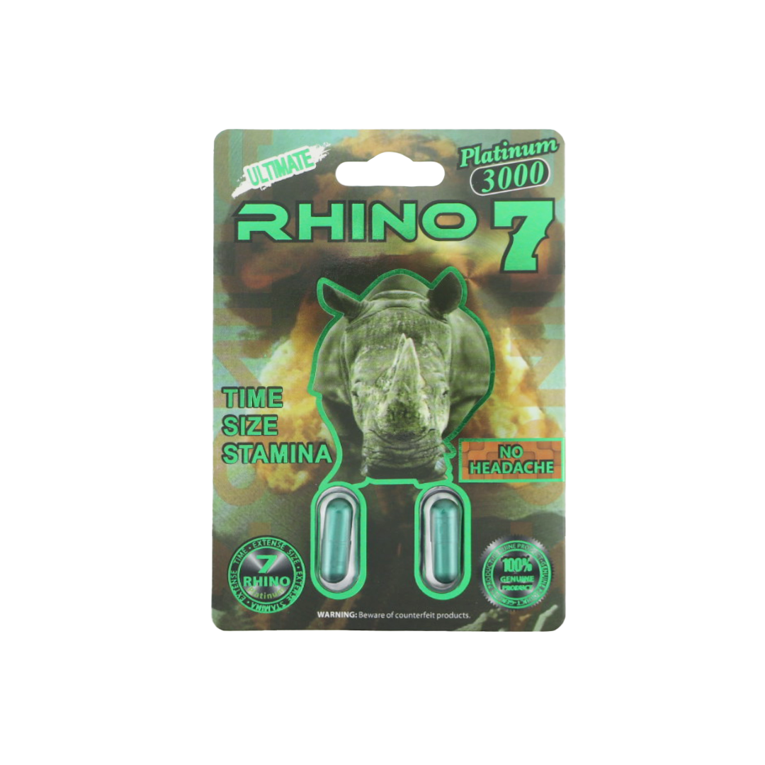 Rhino 7 Ultimate (2 Capsules) — Buy online at GoldenClimax.co