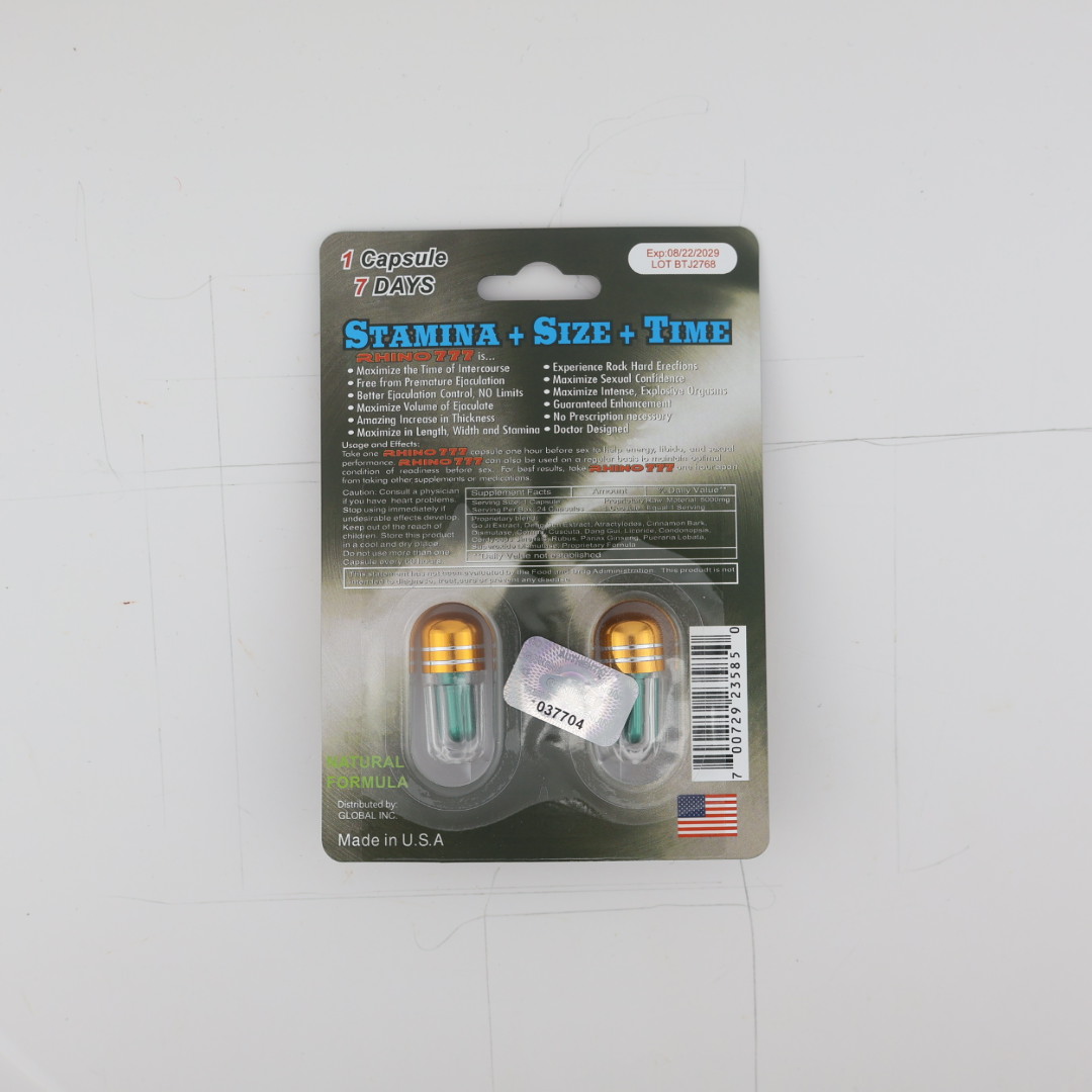 Hardcore Rhino 777 Platinum 10000K (2 Capsules) thumbnail 2